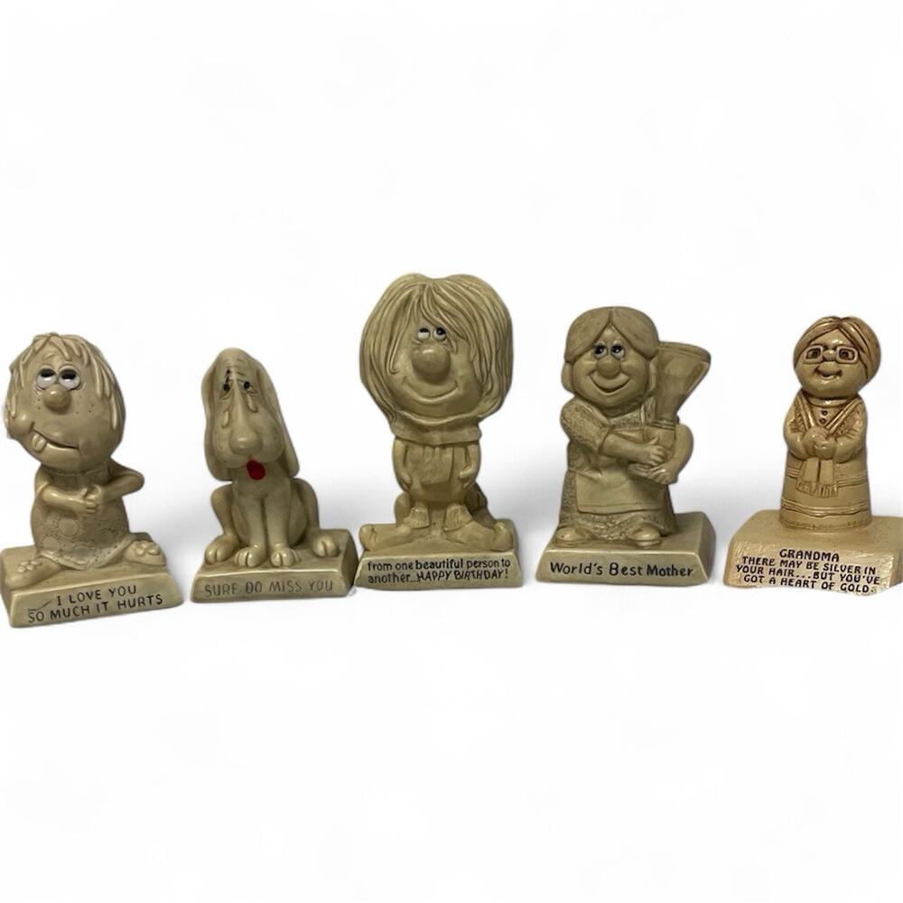 Russ Berrie Statues Lot 5 Rare